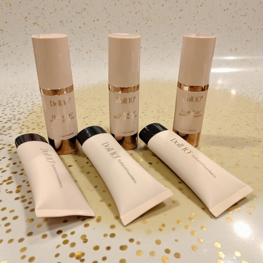 Doll 10 Hydralux And Hydragel Foundation Bundle - DEEP - New
